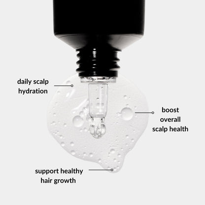 Love Ur Curls hair growth activator serum showing built in precision tip applicator
