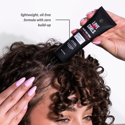 Love Ur Curls vegan daily hair serum 50ml bottle for thicker hair growth
