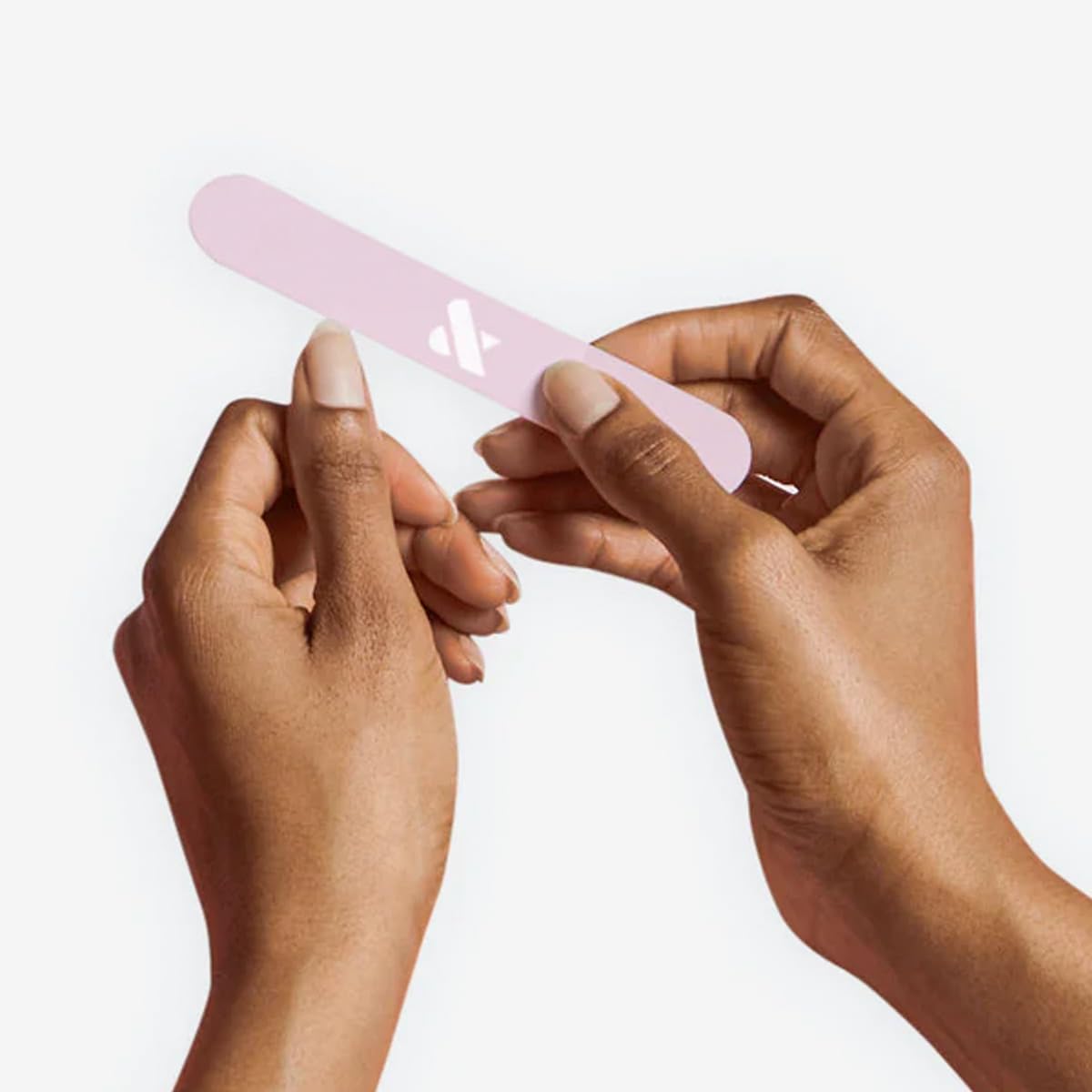 Three professional dual-sided nail files for manicures and pedicures