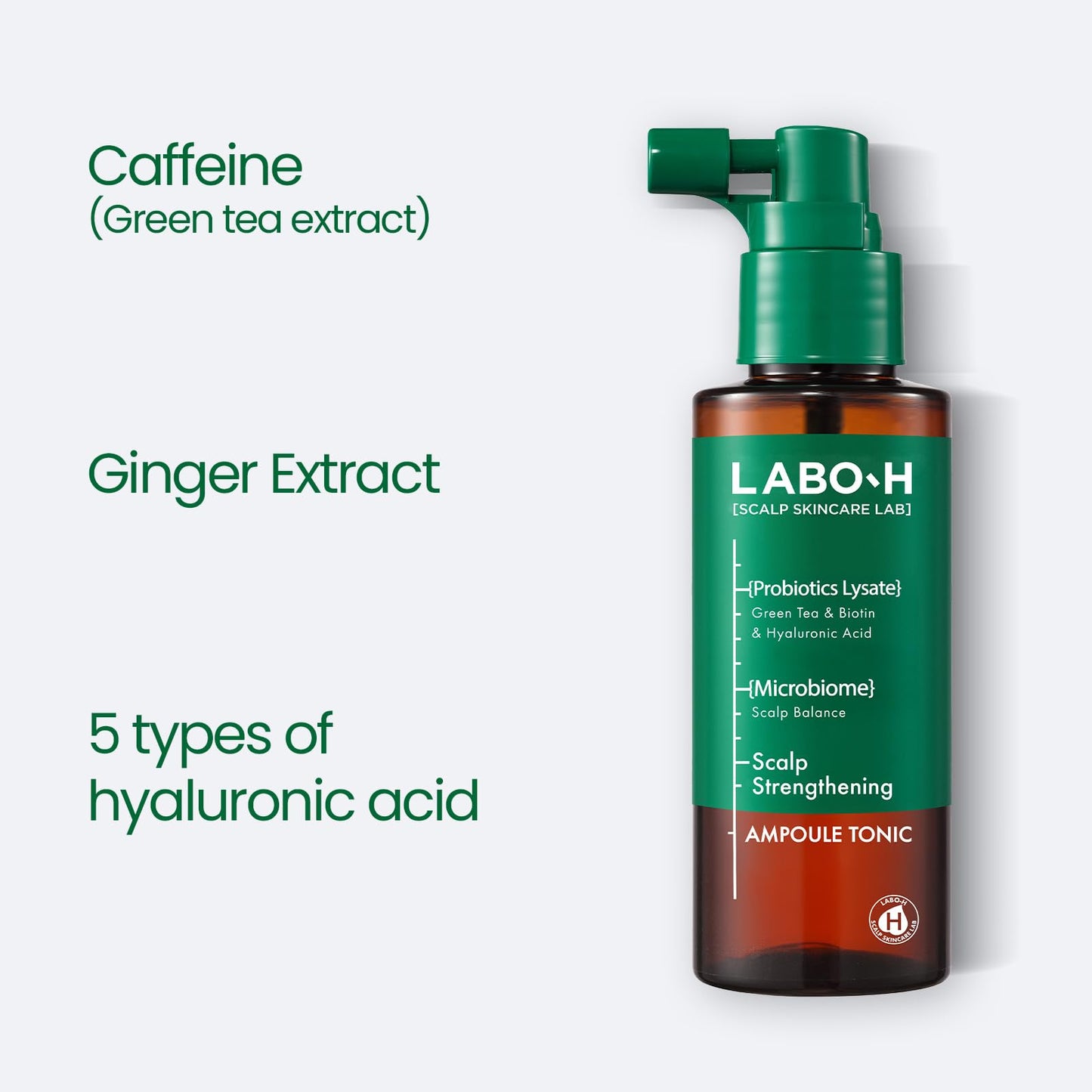 Vegan scalp strengthening spray with rosemary and peppermint oil