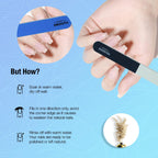 20 piece manicure set for shaping and polishing