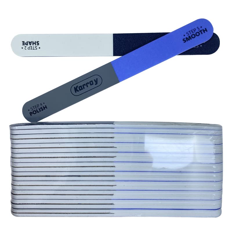 Set of 20 nail files and buffers for home use