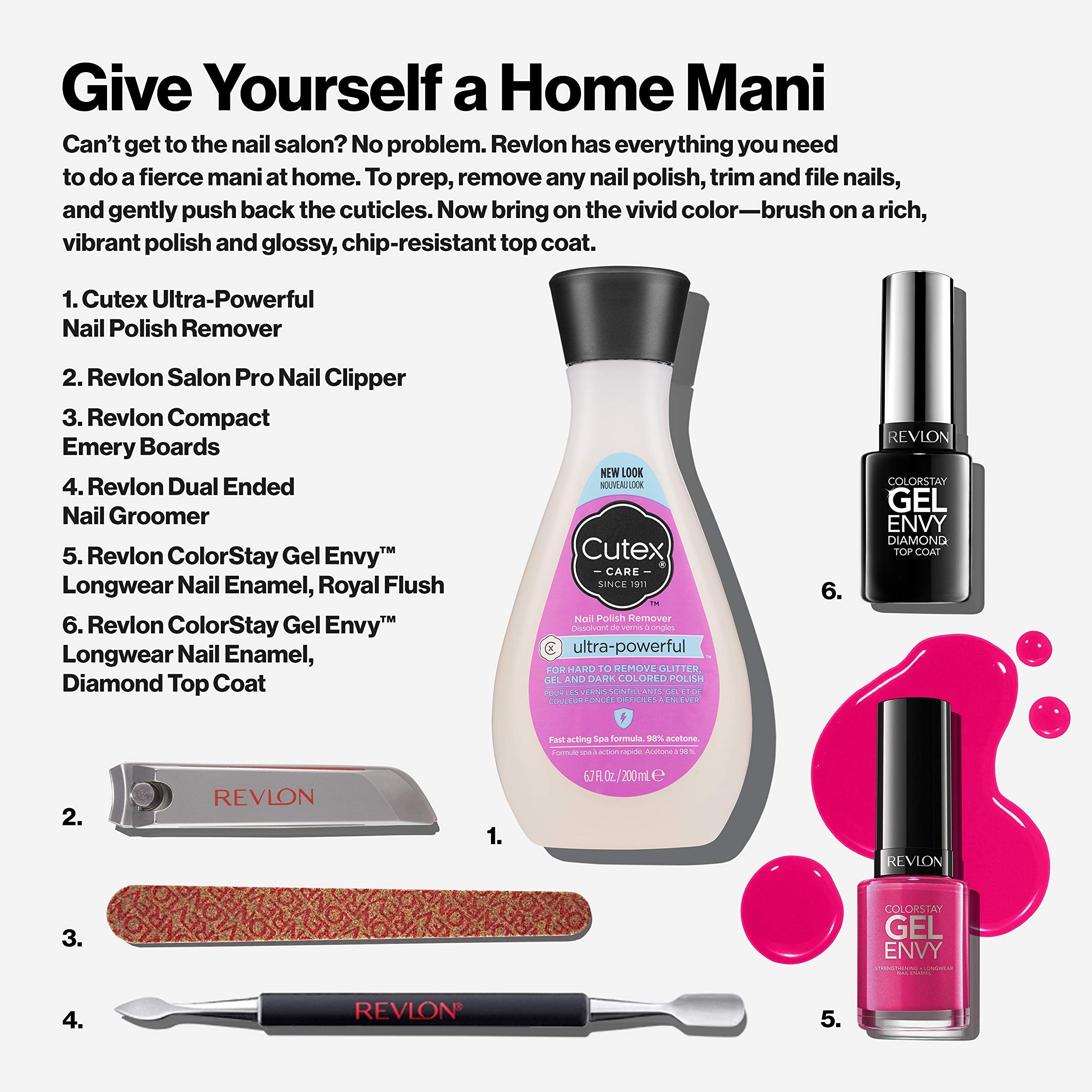 Revlon professional manicure tool for shaping and smoothing nails