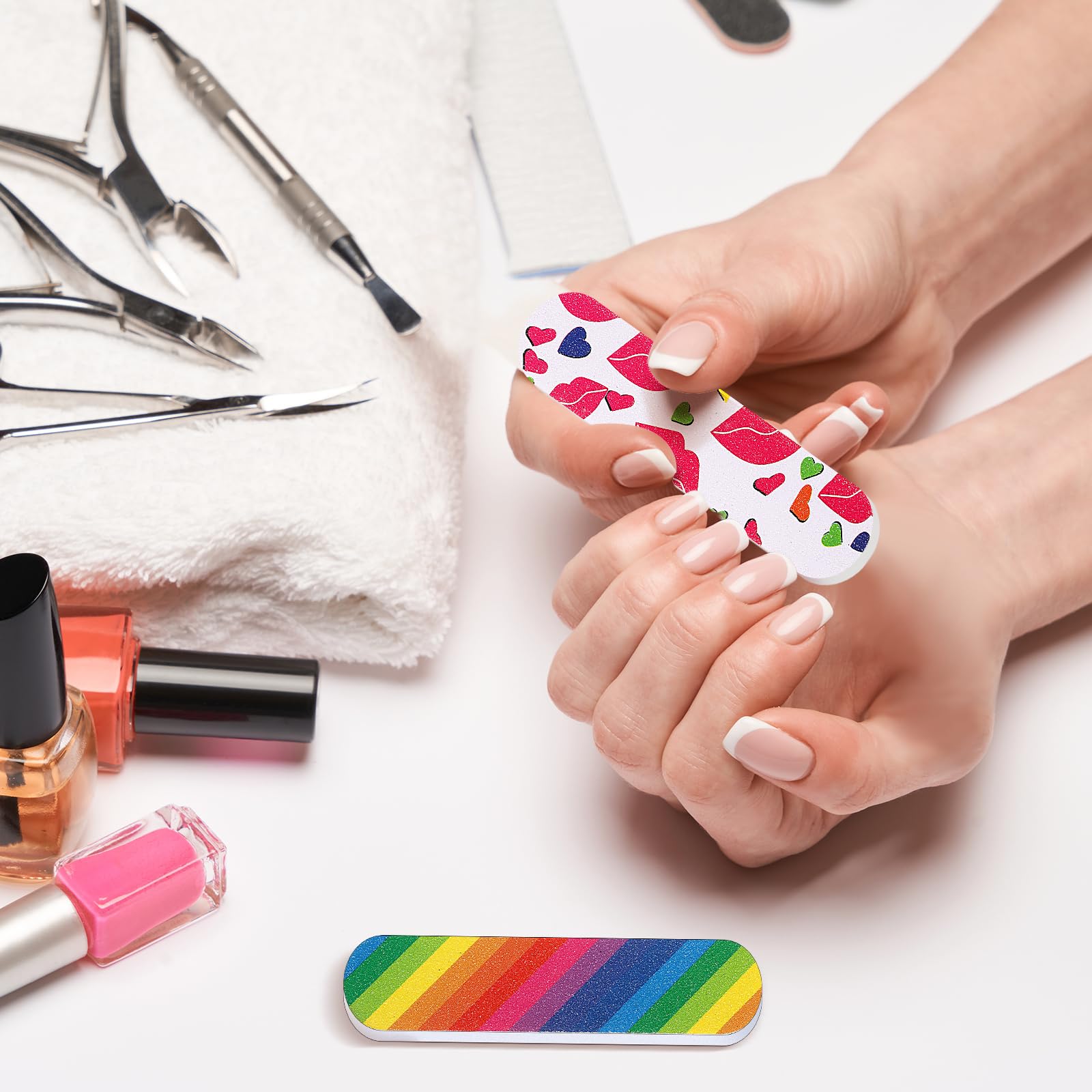 Sumind disposable nail files for manicure and pedicure