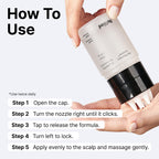 Complete Refilled hair recovery treatment product set and box