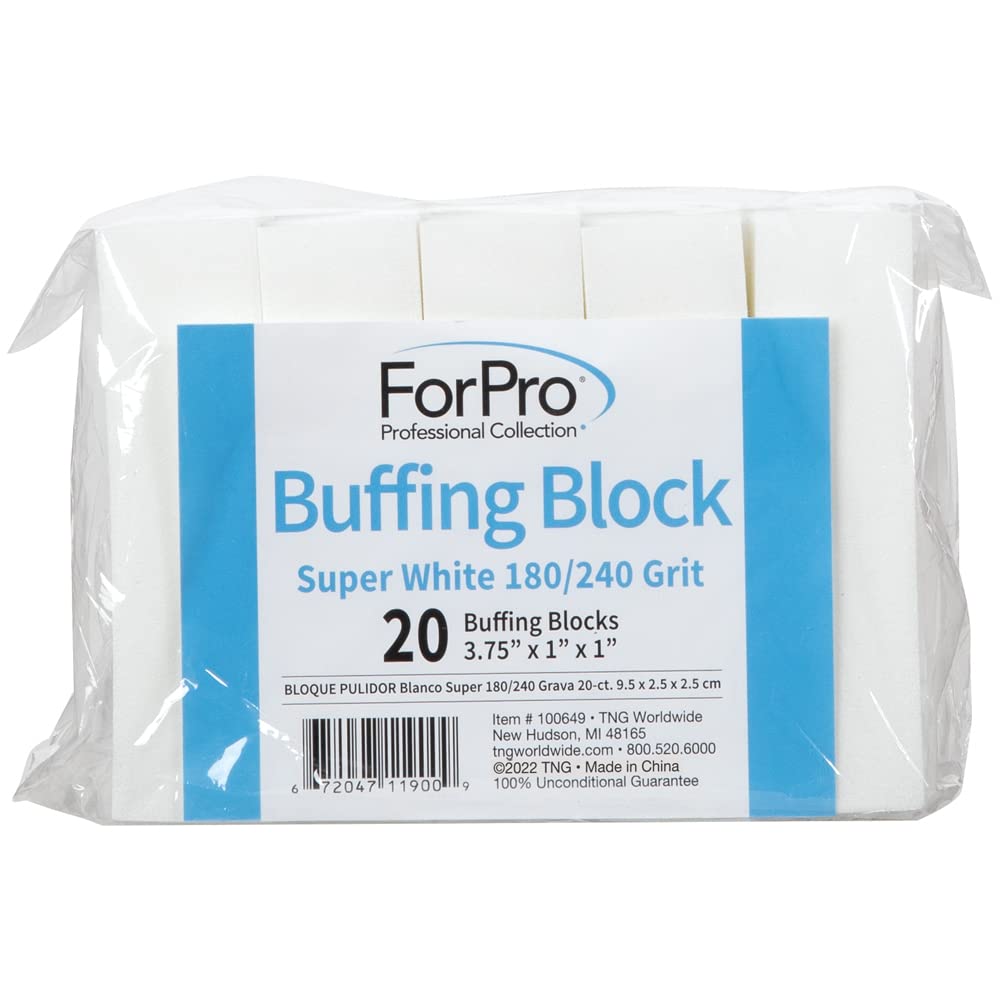 Four sided nail buffer block for natural and artificial nails