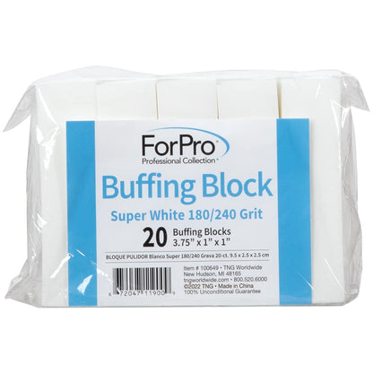 Four sided nail buffer block for natural and artificial nails