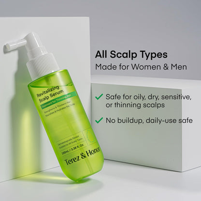 Seaweed complex formula hair root strengthening spray container