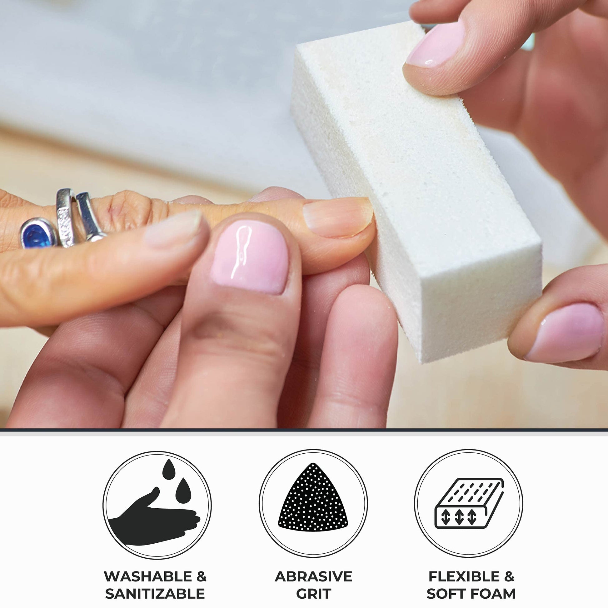 ForPro buffing block 180 240 grit for salon use