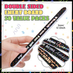 Compact nail files stored in a gift bag