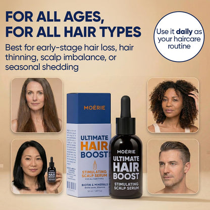 Moerie daily leave in hair growth spray alternative dropper bottle for precision application