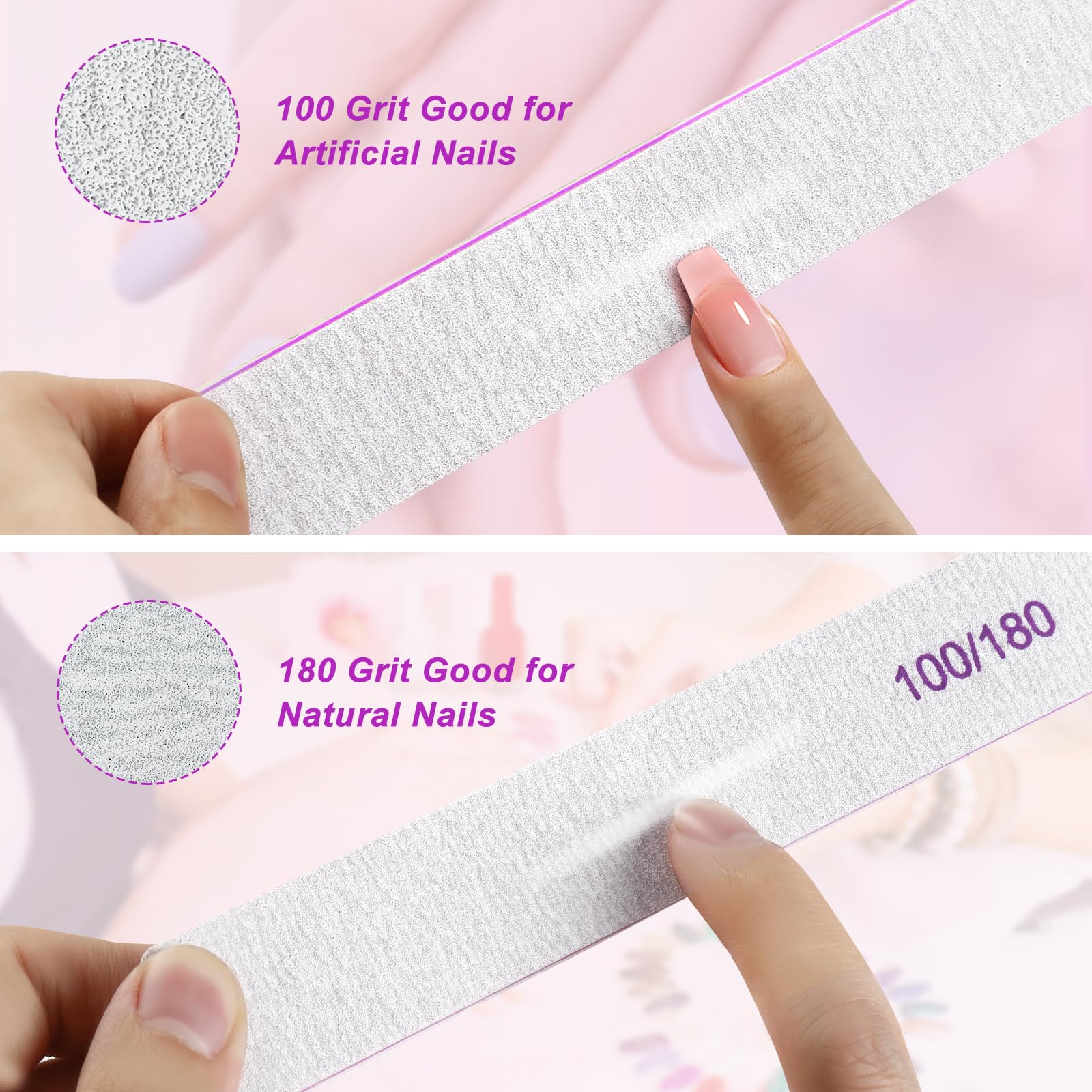 Professional manicure set with Cosmo Vibes files