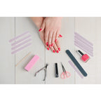 Professional manicure application using Uraqt emery boards