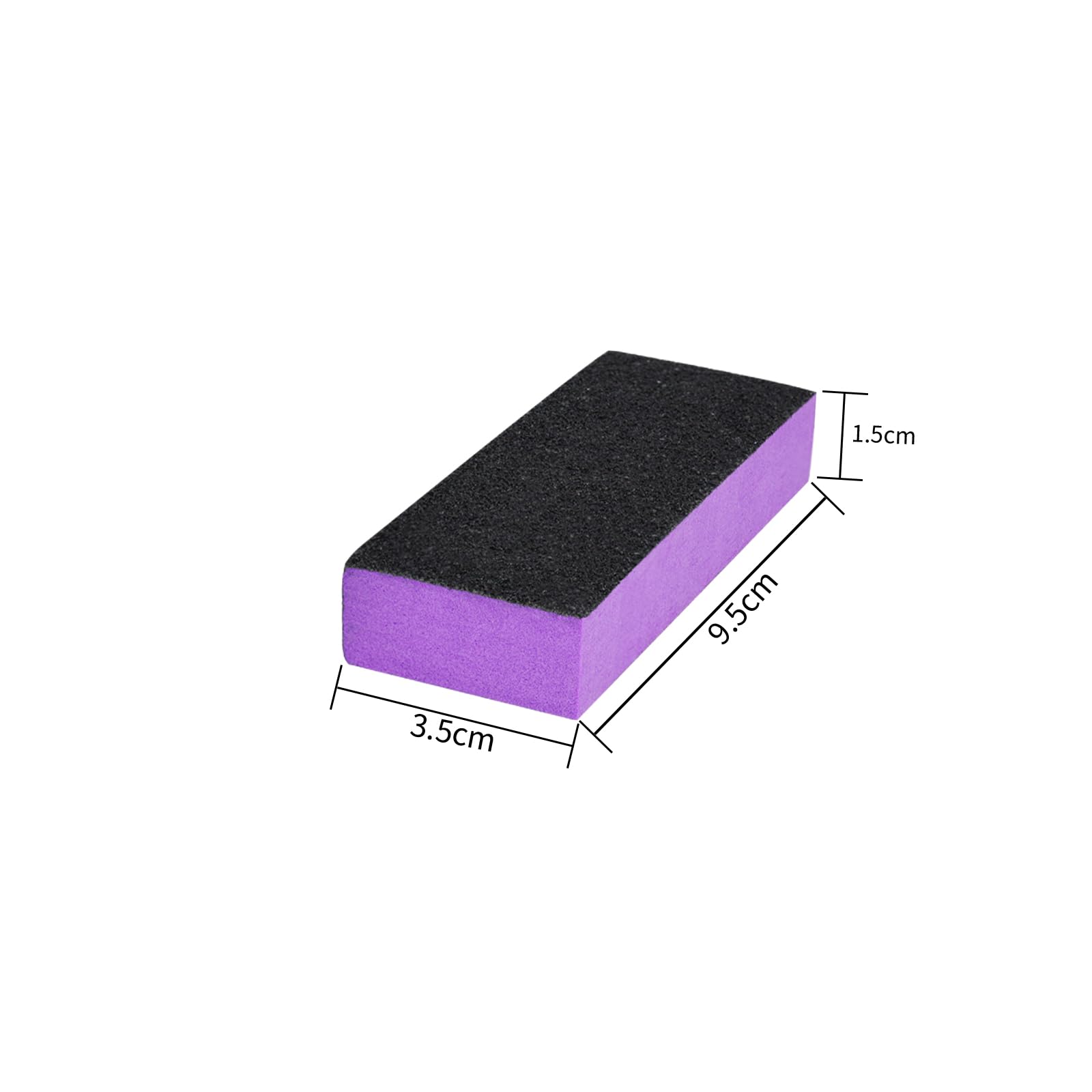 Close up of 100/180 grit texture on Ushe Dhome nail buffer