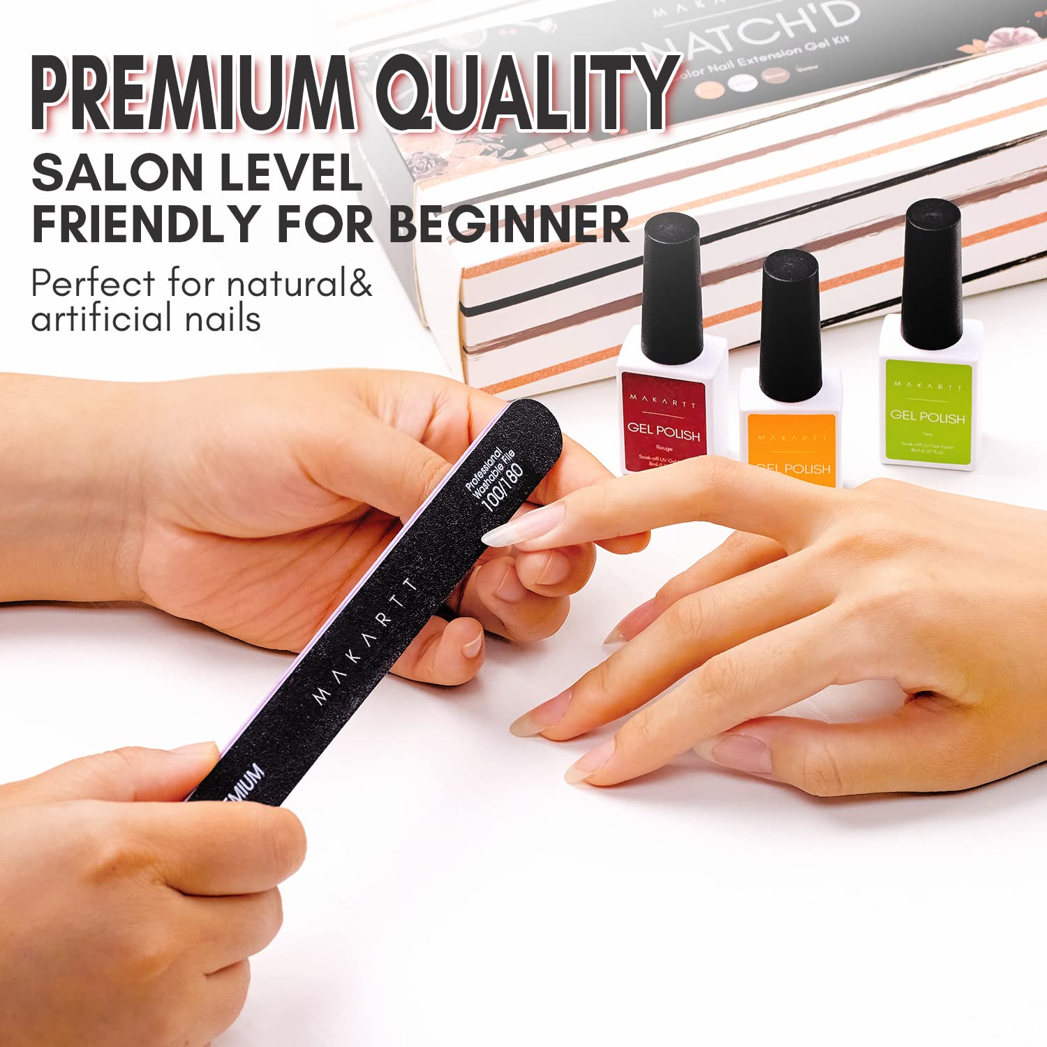 Makartt manicure kit for salon and home use