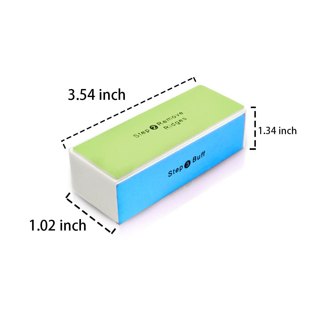 Reimichi nail buffer held in hand showing side textures