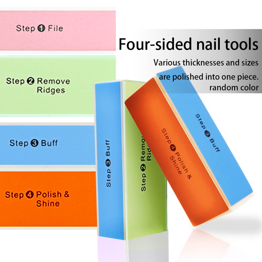 Professional manicure tool 4 way buffer block
