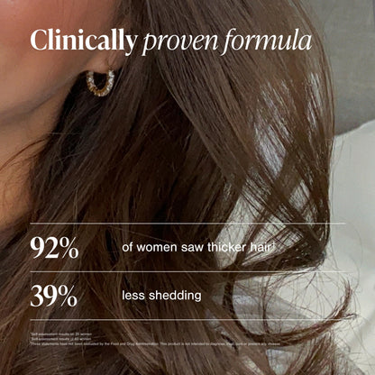 Viviscal female hair thinning and shedding solution tablets side panel