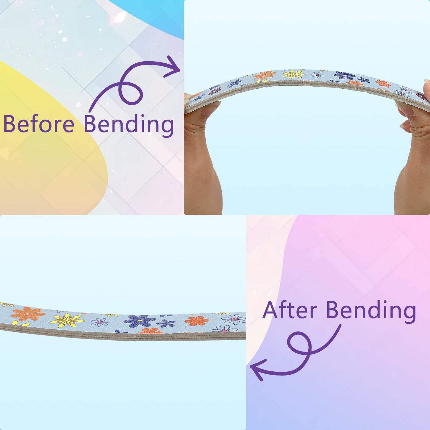 Professional nail care tools showing cushioned foam design