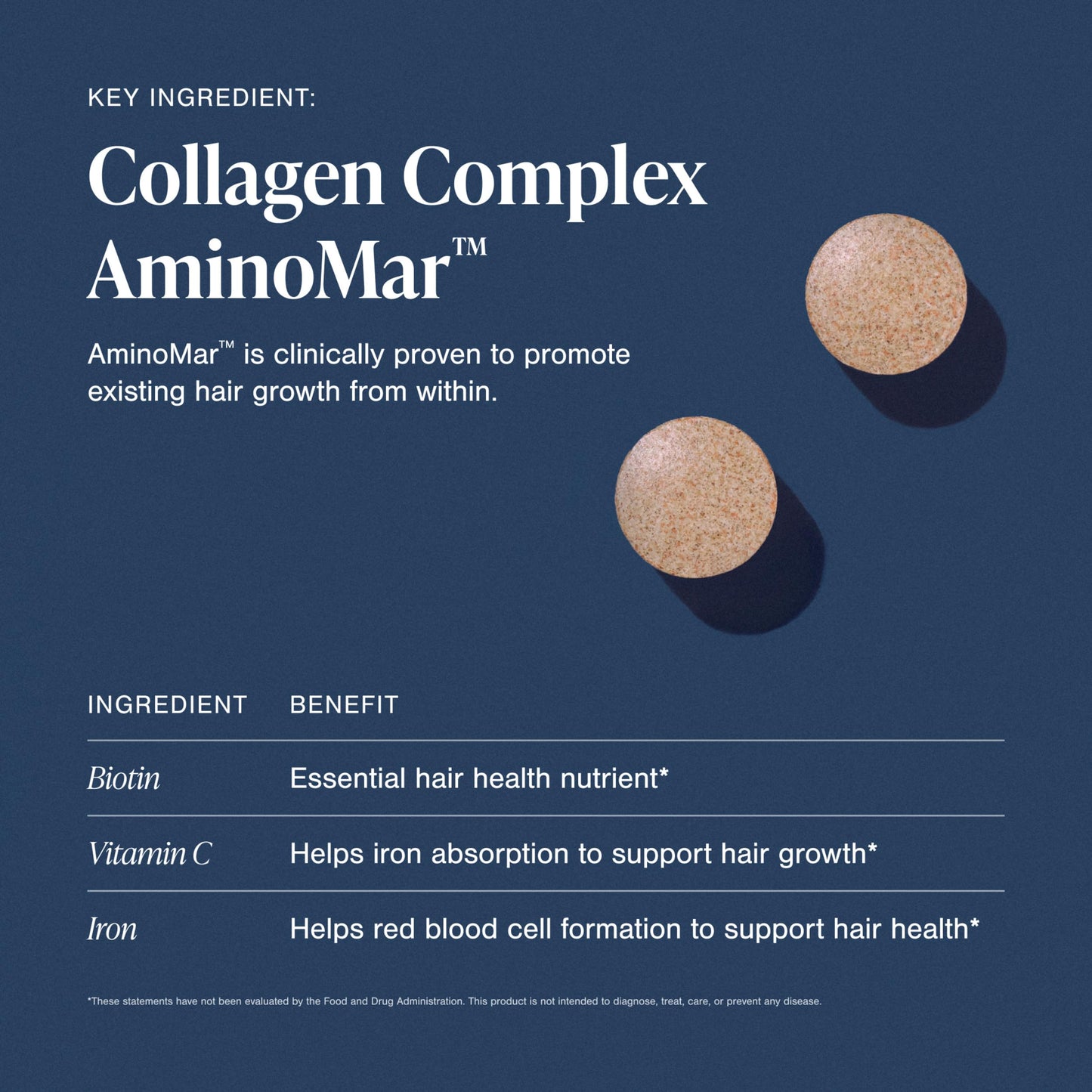 Imported Viviscal drug free hair loss nourishment formulation details