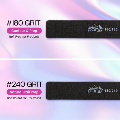 Professional salon quality nail files in retail packaging