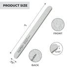 Close up of ForPro Zebra 100/180 grit double-sided manicure file