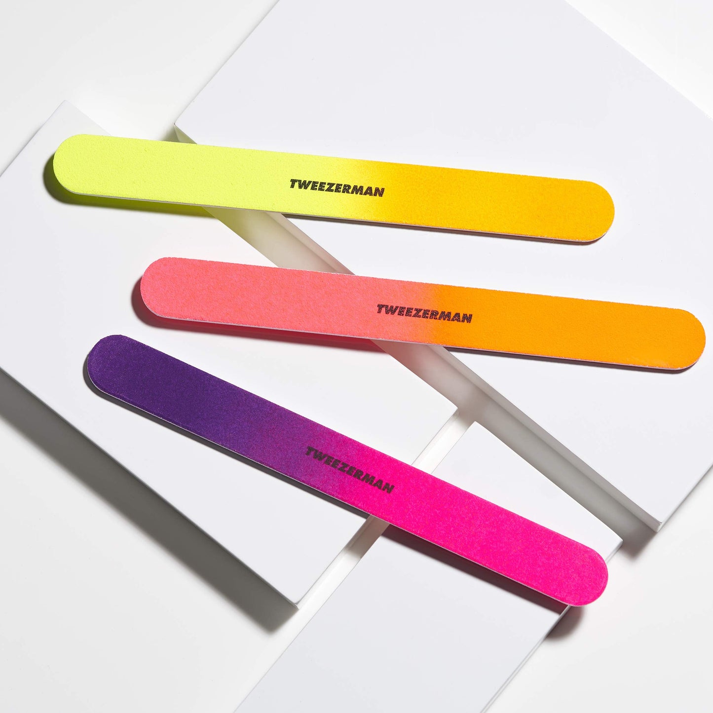 Tweezerman neon nail file grooming natural nails