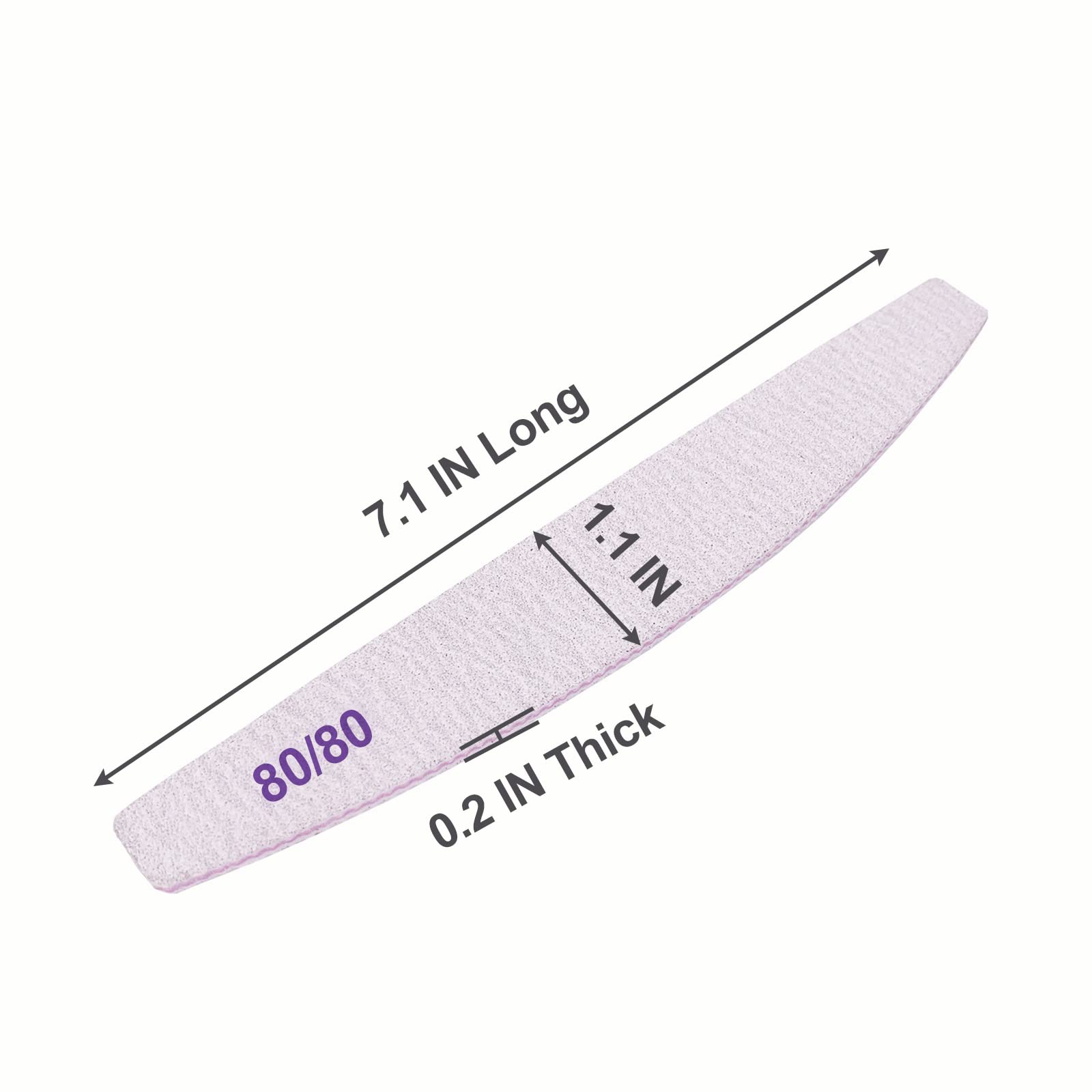 AhaTopia 10 piece professional nail file set retail packaging
