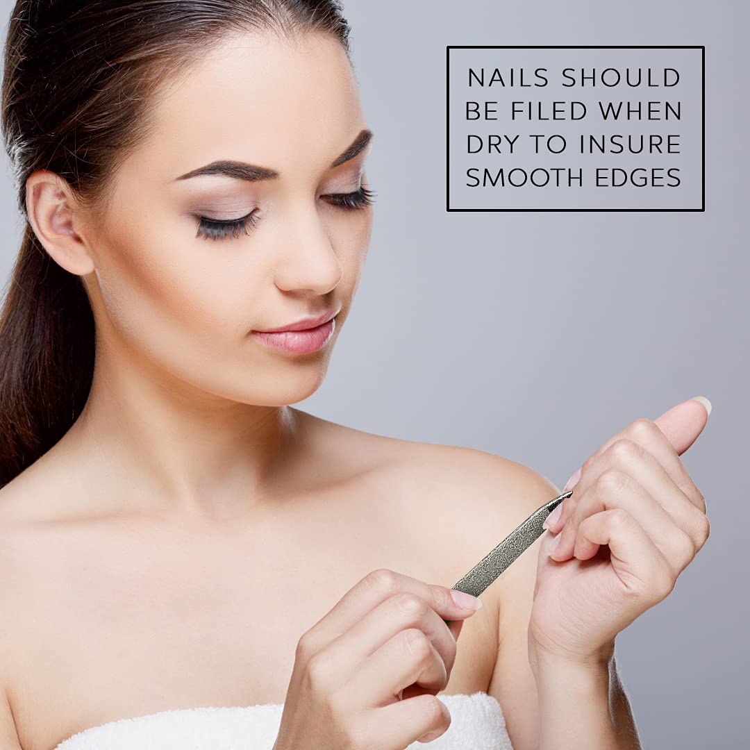 DreamCut sapphire nail file red handle detail