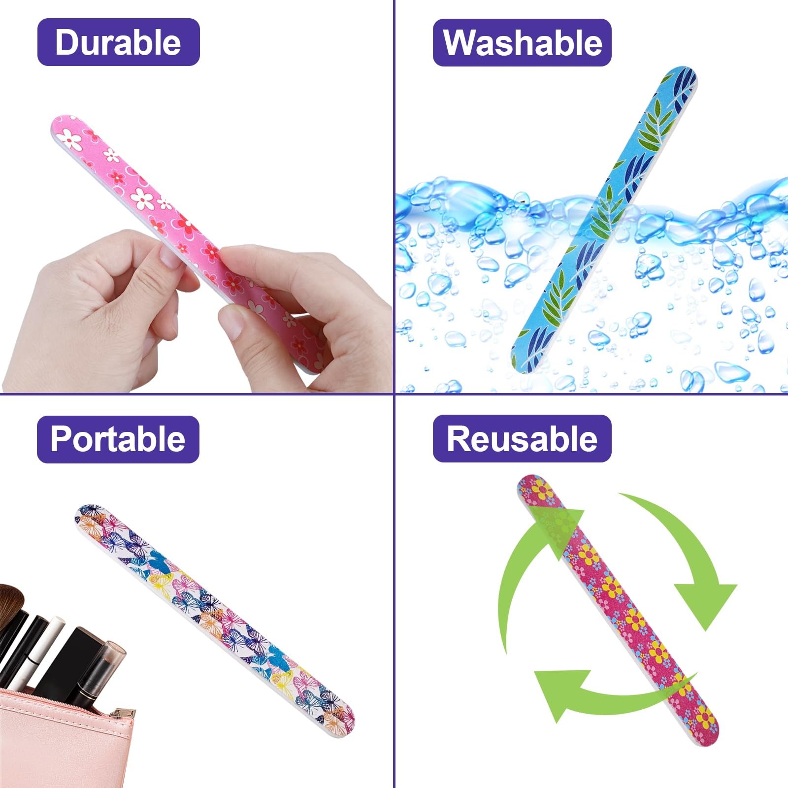 Professional nail shaping and smoothing tool set by HomeyEra