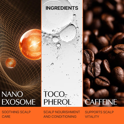 Anti hair loss scalp treatment product showing the clean white tube design.