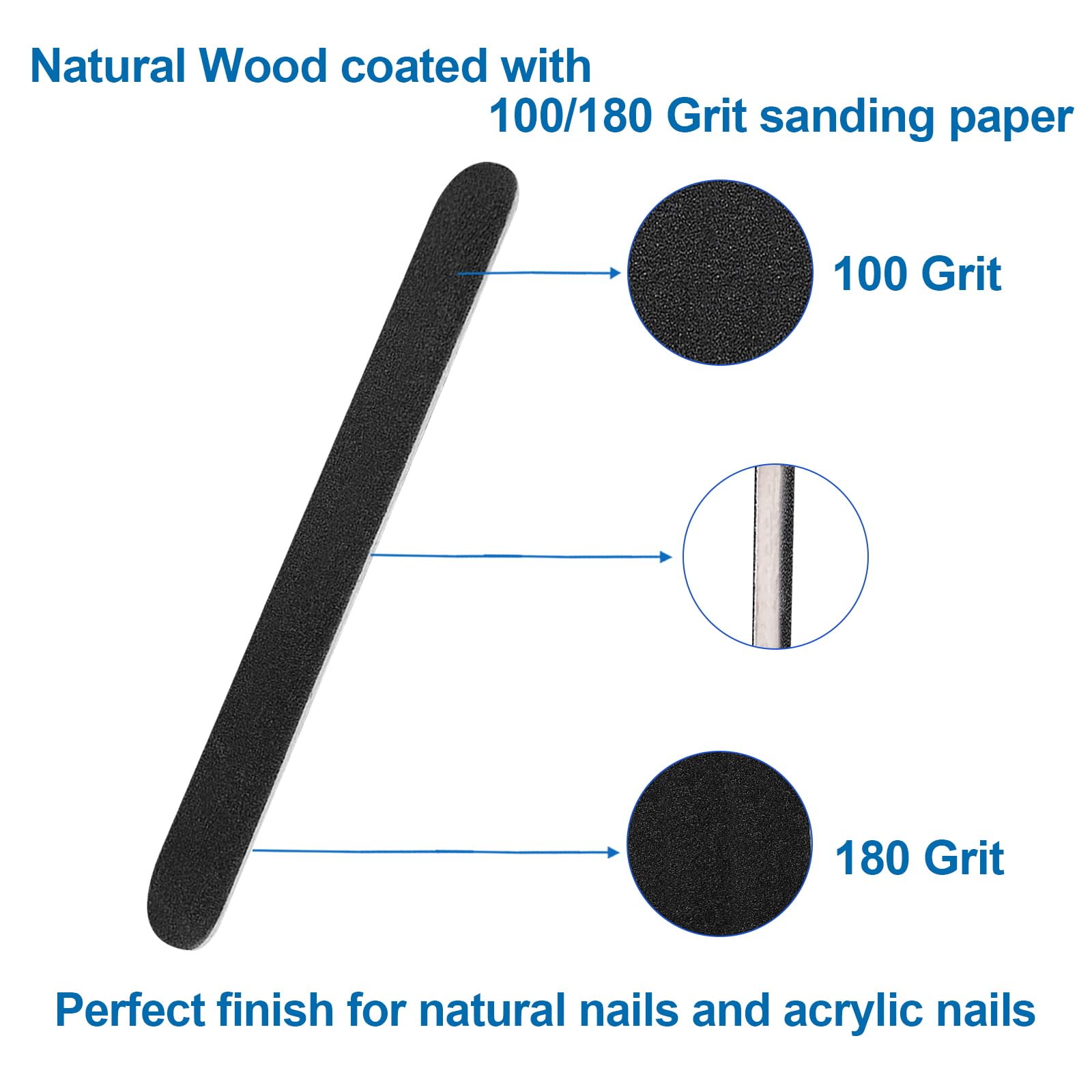 Using HomeyEra emery board for shaping natural nails