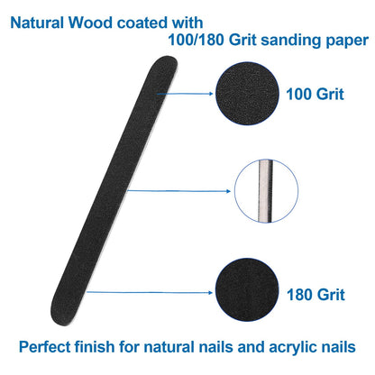 Using HomeyEra emery board for shaping natural nails