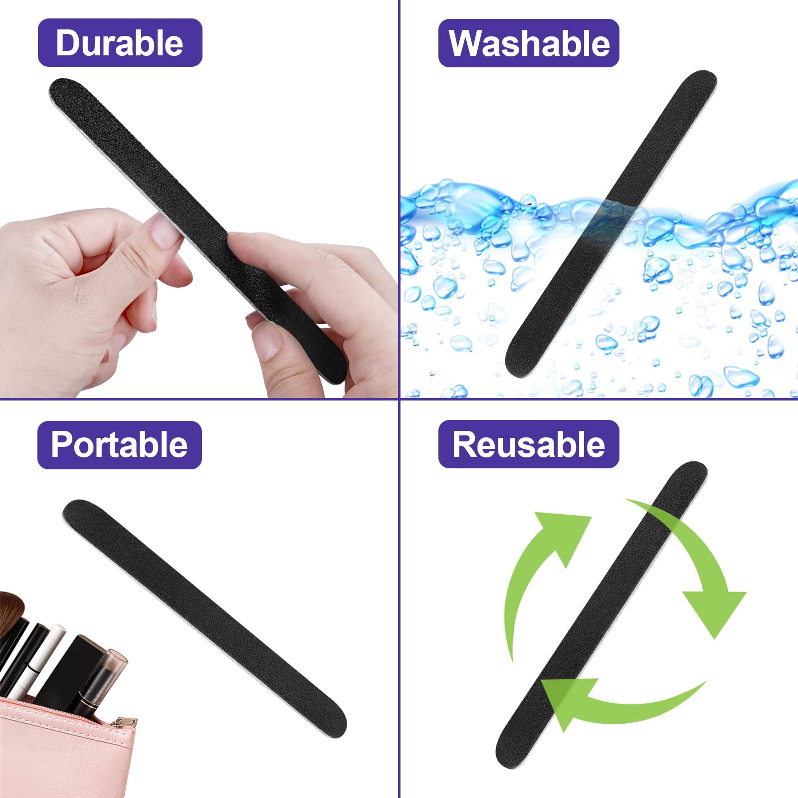 Double sided HomeyEra emery board nail file set