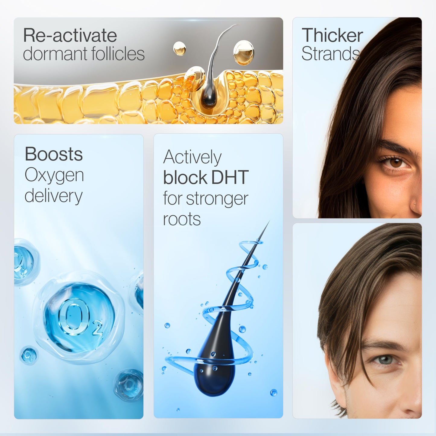 Be Bodywise hair fall control serum bottle displaying the list of active ingredients
