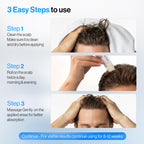 Lifestyle image of hair serum bottle on clean background