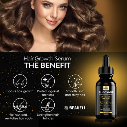 Unscented 5 percent minoxidil foam container showing clean application method.