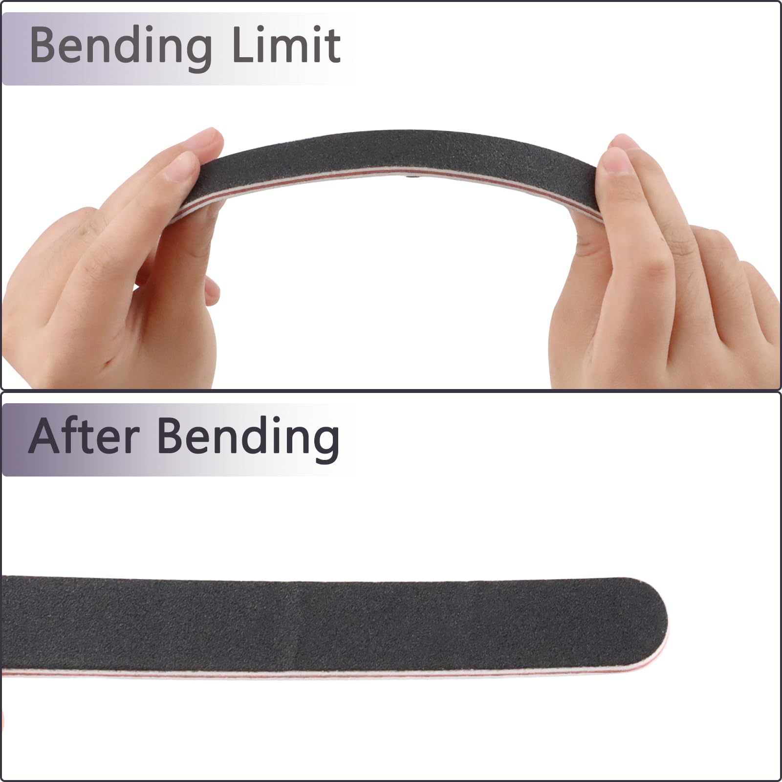 Washable emery board nail file maintenance