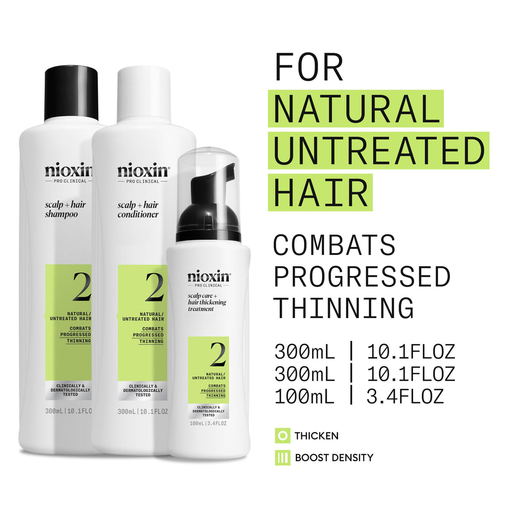 Nioxin System 2 Scalp Therapy Conditioner bottle display