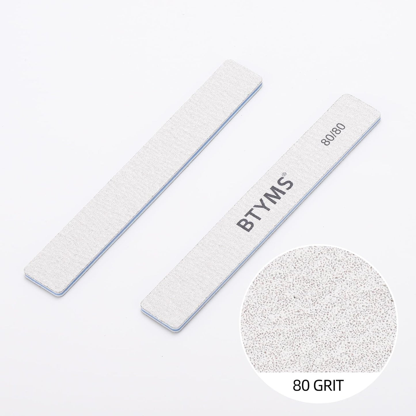 Btyms professional nail shaping emery boards in bulk packaging