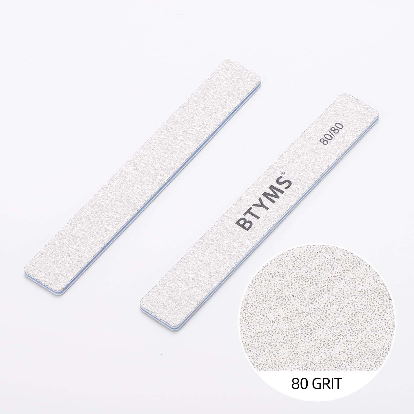 Btyms professional nail shaping emery boards in bulk packaging
