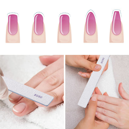 Durable and water-resistant emery board design for manicure
