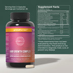 Primal Harvest Hair Growth Complex capsule ingredients supplement facts label