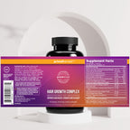 Primal Harvest Hair Growth Complex packaging box and bottle layout