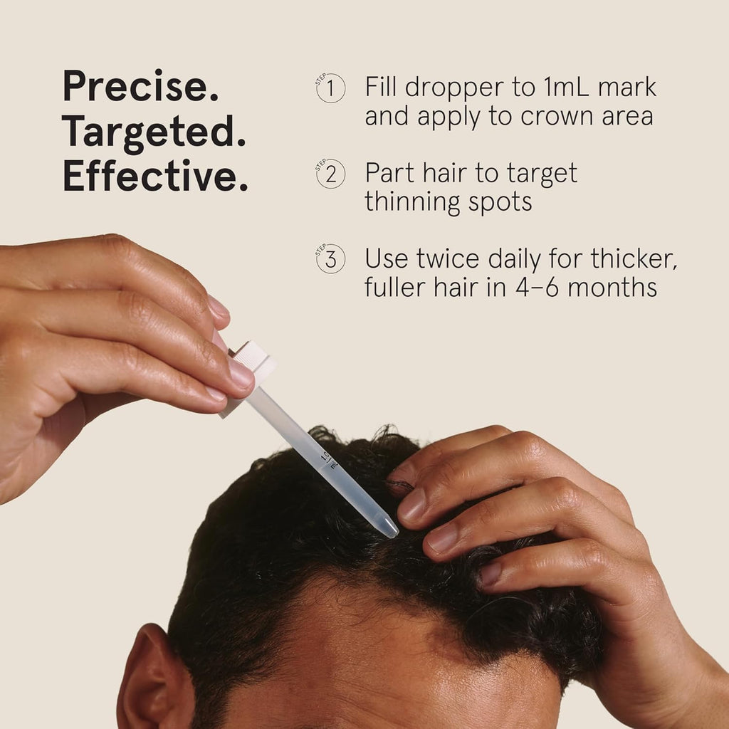 Keeps Extra Strength five percent minoxidil liquid dropper accessory