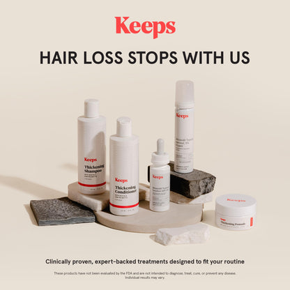 Keeps minoxidil five percent solution nutritional facts and application label side