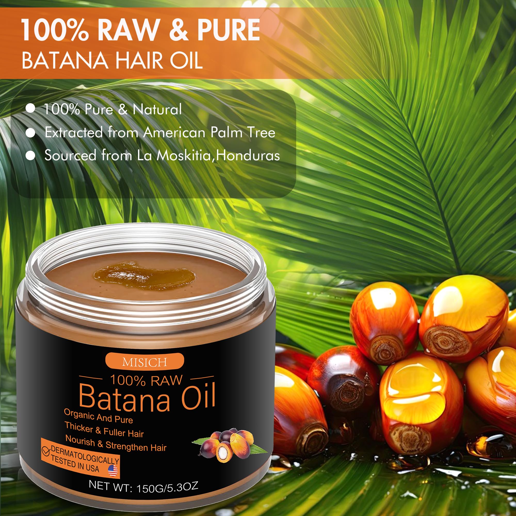 Pure unrefined Honduras botana oil paste texture closeup