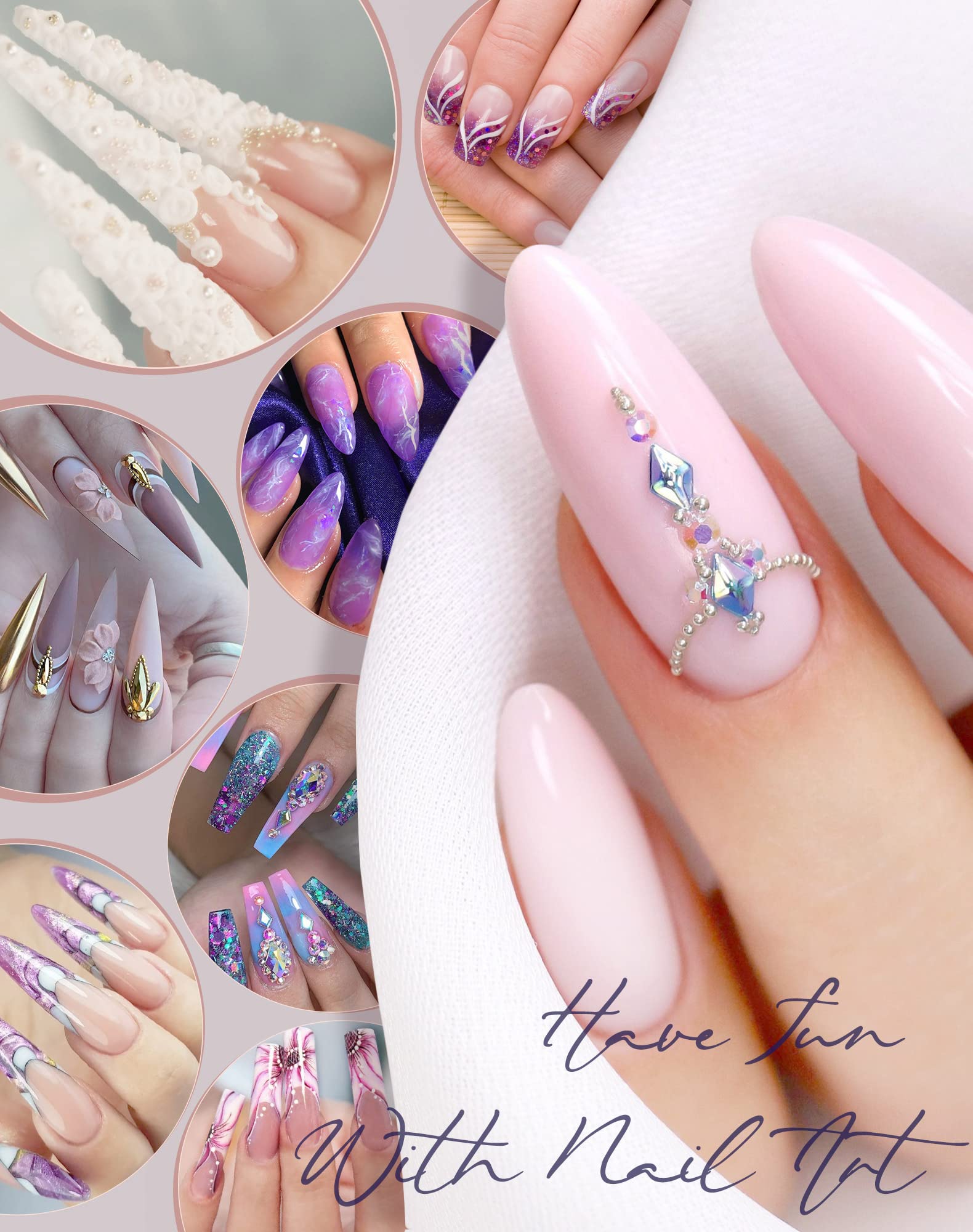 Using Maryton nail buffer for acrylic and gel prep