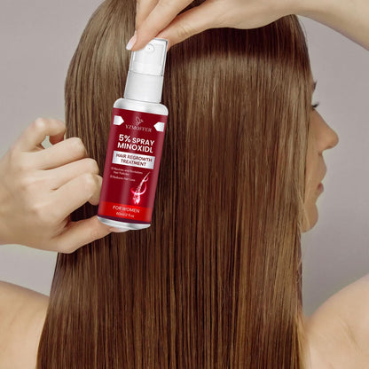 Yzmoffer topical solution packaging showcasing the complete two month routine for thicker hair