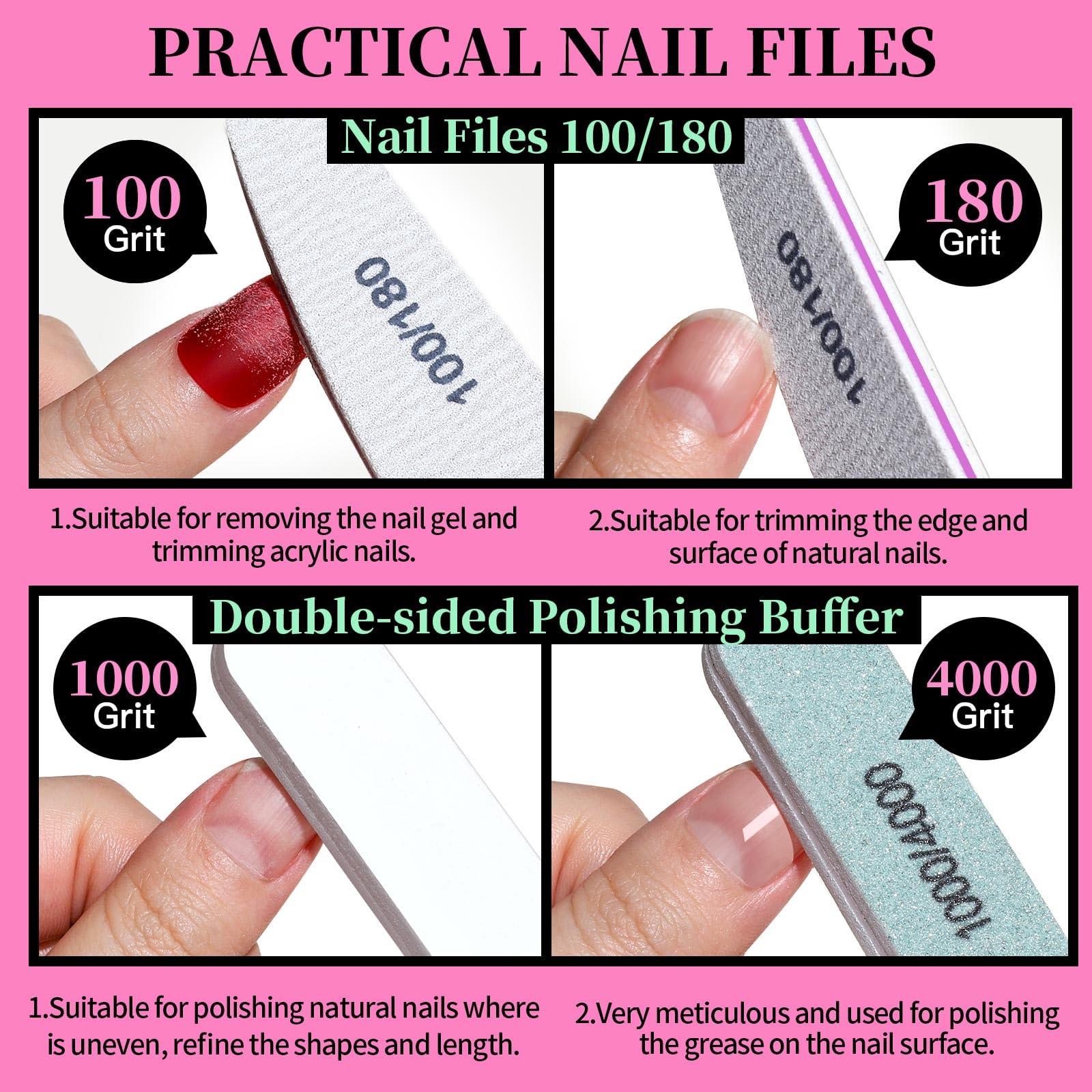 Close up of Fandamei stainless steel cuticle nippers and pushers